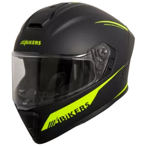 4Bikers Fibertech Matt Black Fluo