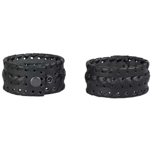 4Bikers Armband Viking 3,5 cm brett svart 