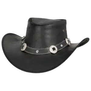 4Bikers Skinnhatt Svart Concho