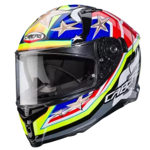 Caberg Avalon X Track Svart/Gul/Neonröd/Blå