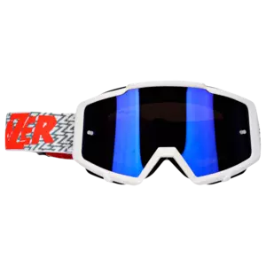 Lazer Track Glasögon Vit/Spegel