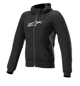 Alpinestars Hoodie Dam Chrome Svart L